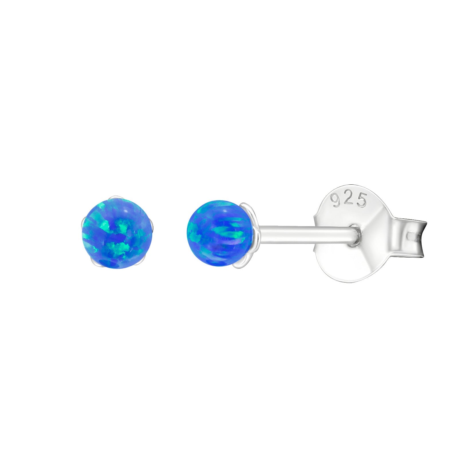 Mini Opal Ball Stud Earrings