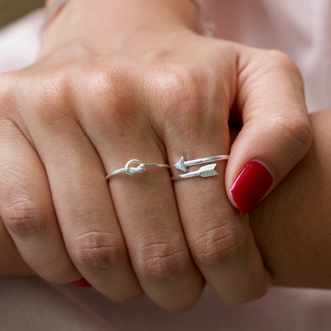 Love Knot Ring Silver