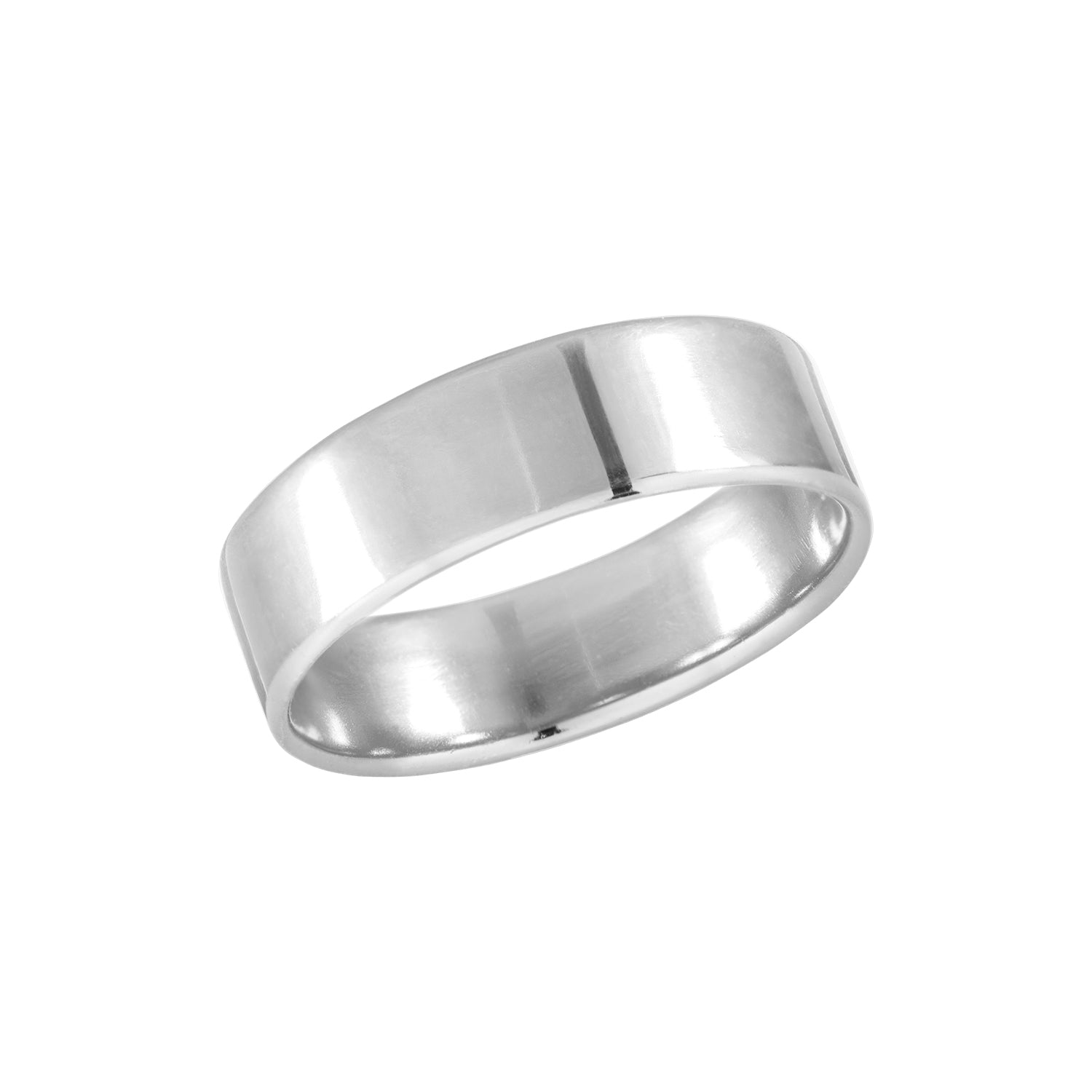 Thick Stacking Ring Silver