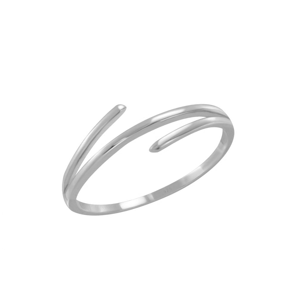 Stylish Trois Ring Silver