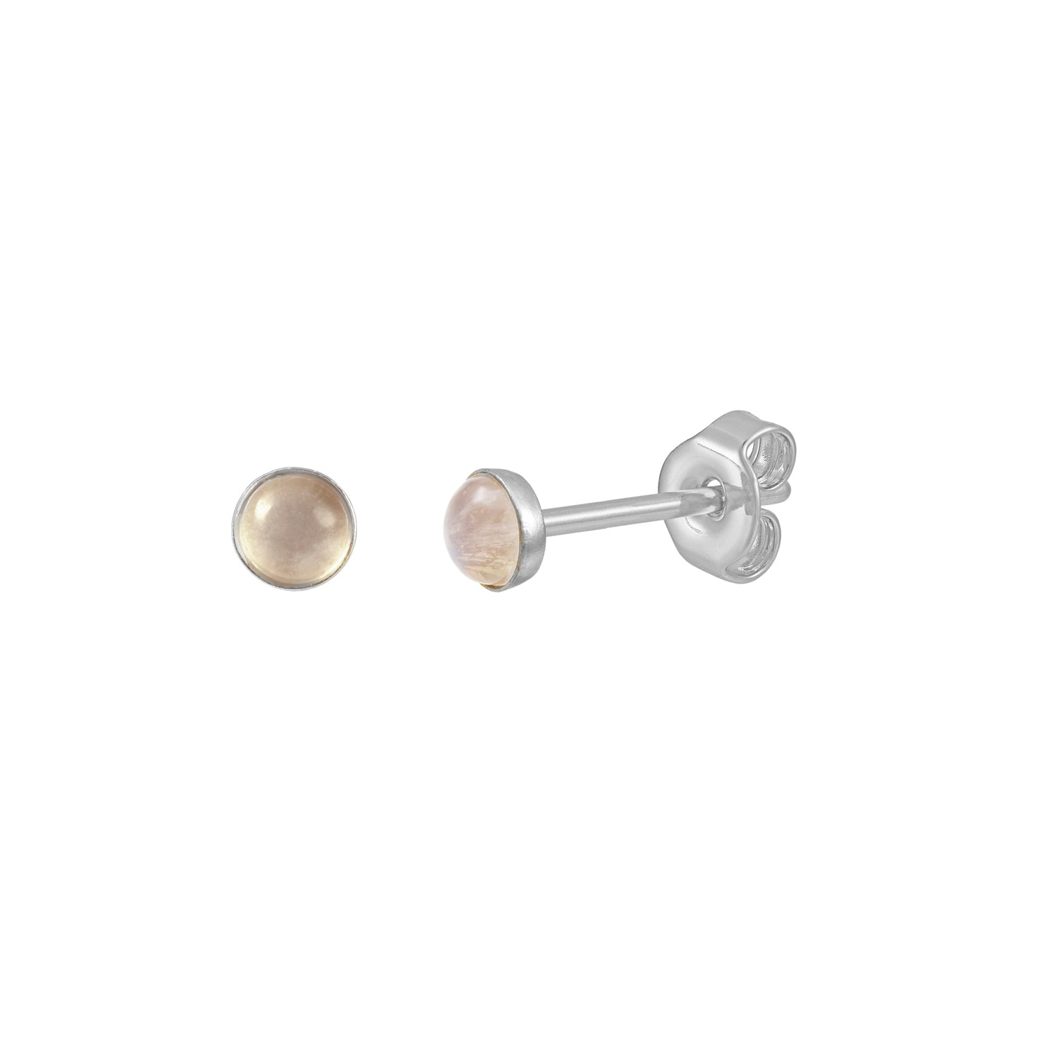 Little Moonstone Stud Earrings