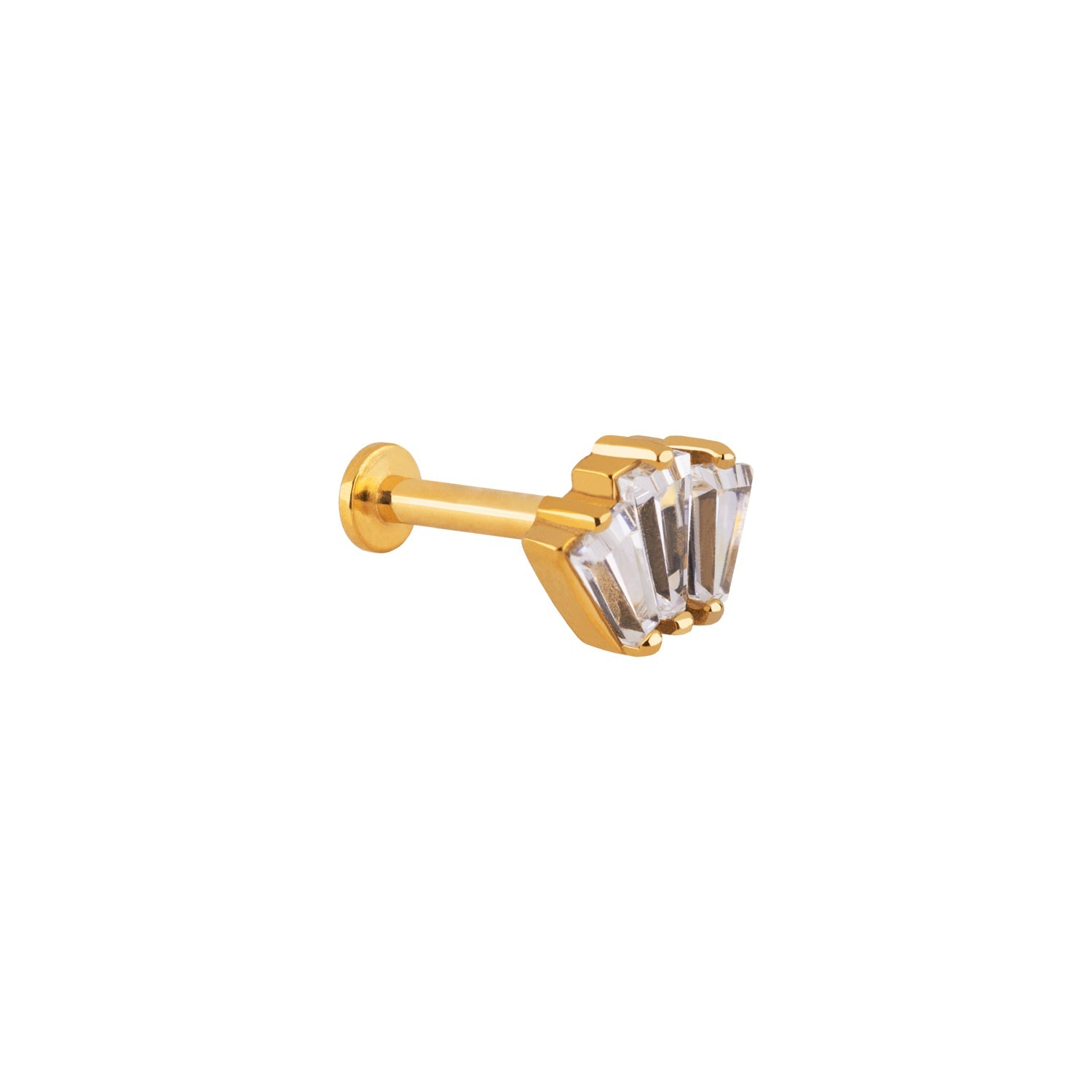 Petite Crown Jewel Internal Threaded Micro Labret