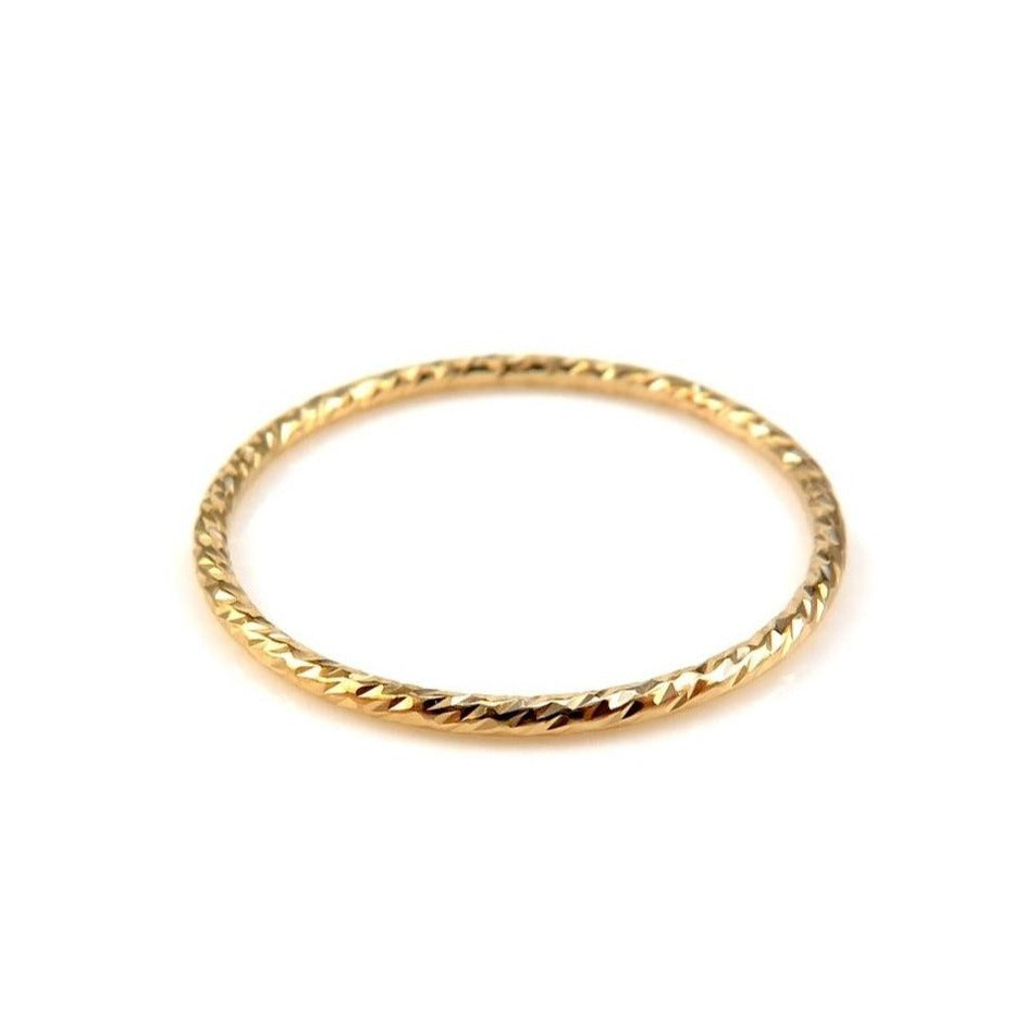 Sparkle Skinny Ring Gold